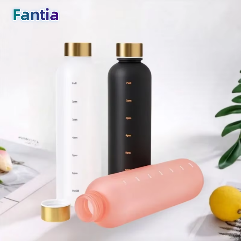 Sports Equipment Names - 1000ml Bottle With Time Marker 32