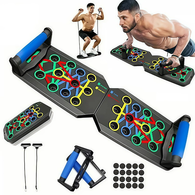 Sports Equipment At Home - Foldable Push Up Board with Resistance