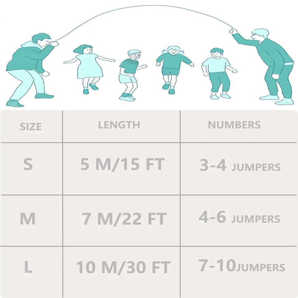 ZHUOHUA 5M-10M Long Jump Rope  - Jump Rope Double Dutch recension och pris