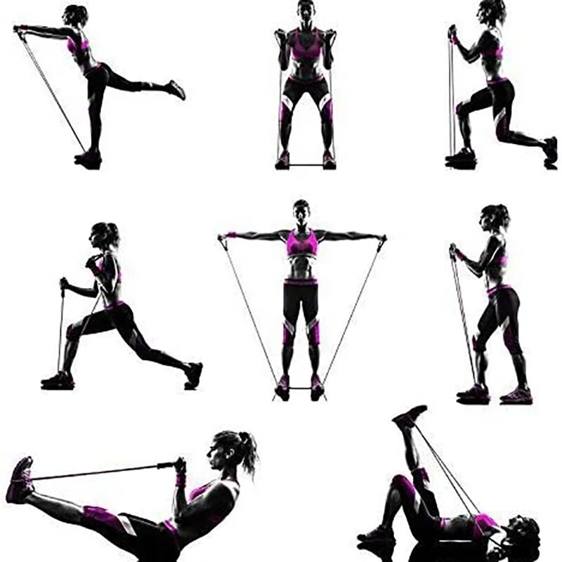 Resistance Bands With Handles, - Sports Equipment At Home recension och pris