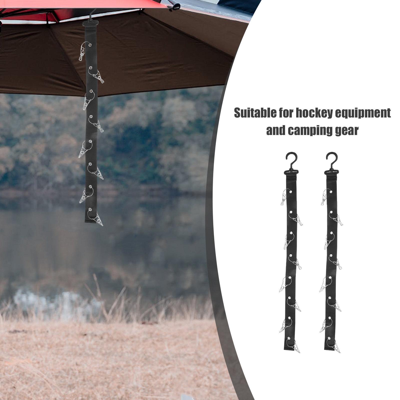 2Pcs Hanging Drying Rack Heavy - Sports Equipment Drying Rack recension och pris