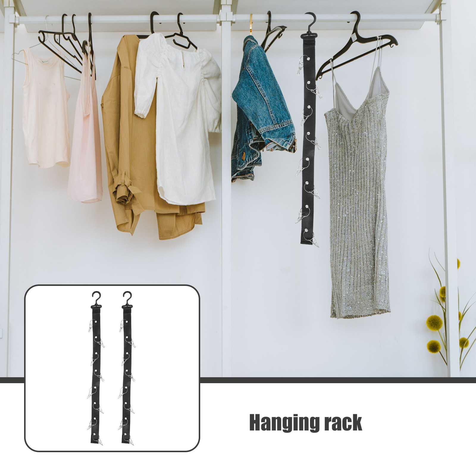 2Pcs Hanging Drying Rack Heavy - Sports Equipment Drying Rack recension och pris