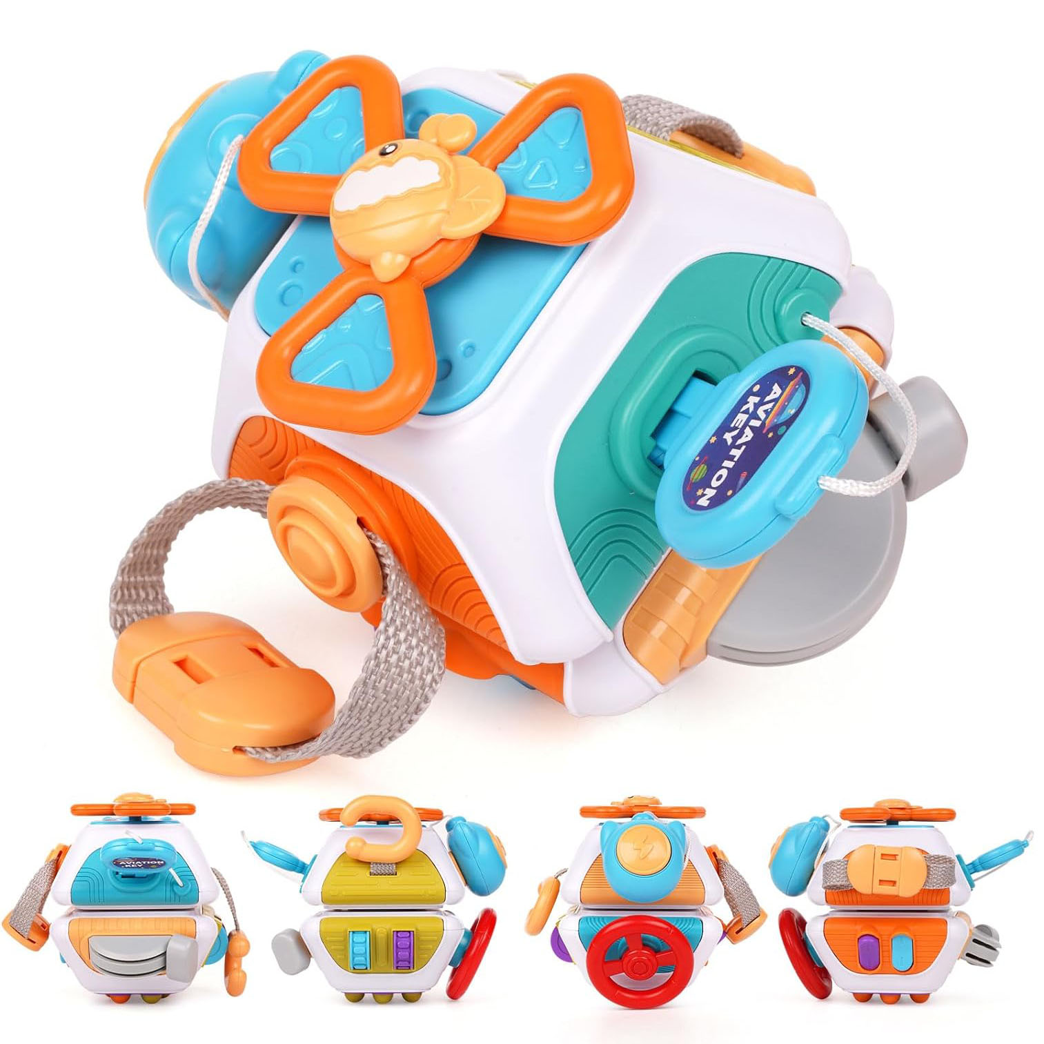 Baby Busy Board Cube Montessor - Sports Equipment Box recension och pris