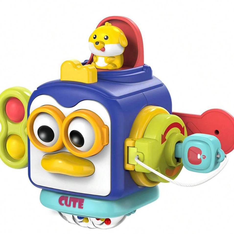 Baby Busy Board Cube Montessor - Sports Equipment Box recension och pris