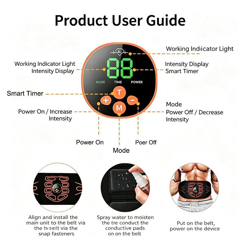 Abdominal Toning Belt Smart Ab - Sports Equipment At Home recension och pris
